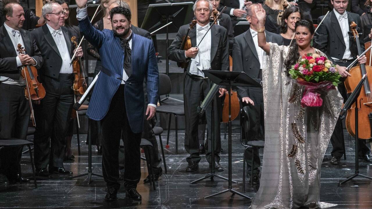 Im Paarlauf „A Due Voci“: Anna Netrebko und Yusif Eyvazov.  