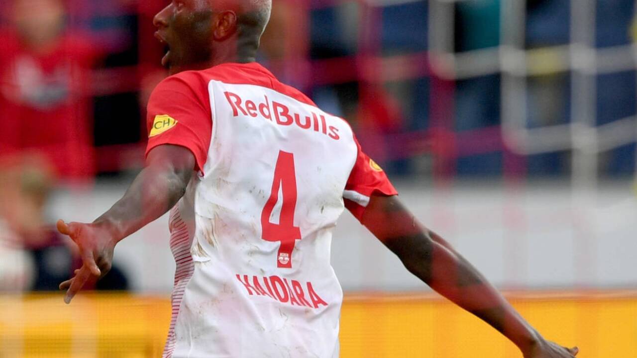 Abflug in Richtung Leipzig – Amadou Haidara, derzeit noch Red Bull Salzburg. 