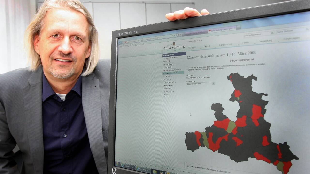 Gernot Filipp, Leiter des Statistischen Dienstes des Landes Salzburg. 