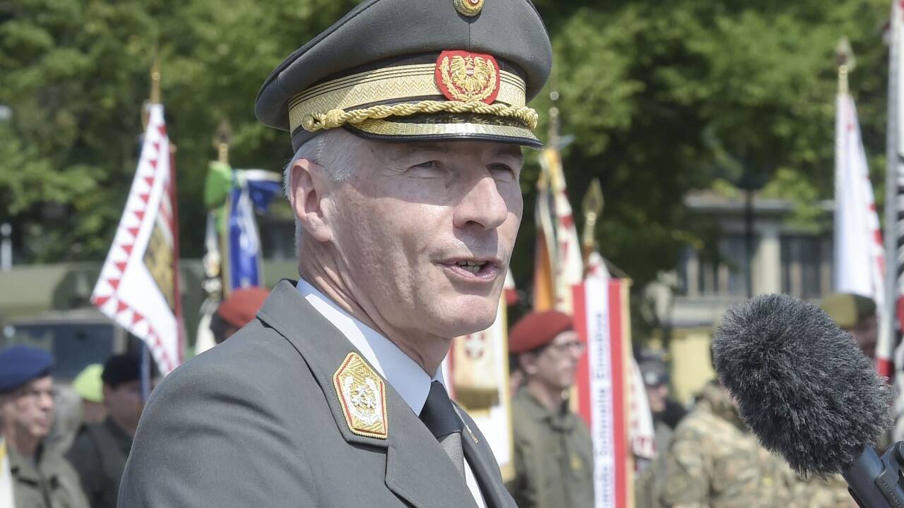 Generalstabschef Robert Brieger. 