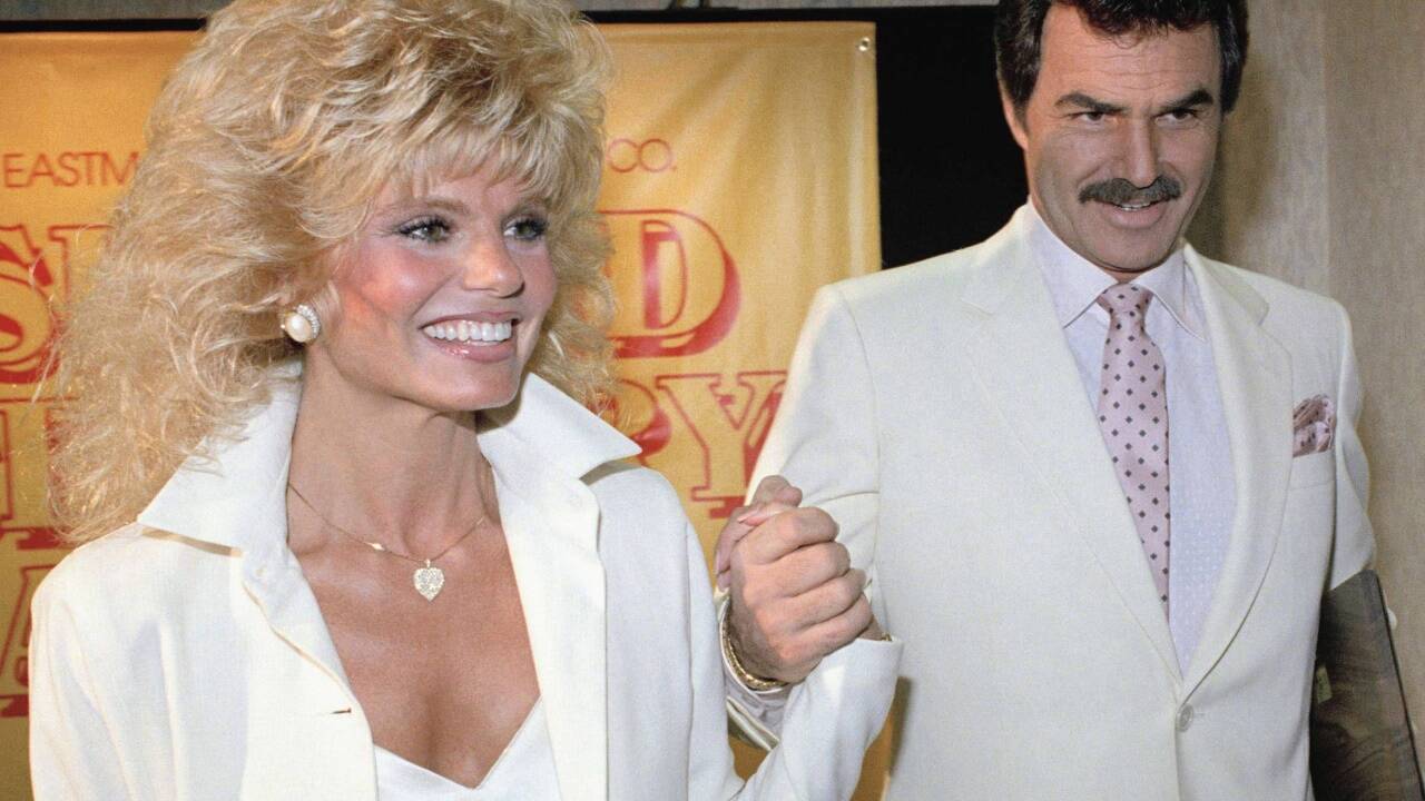 Reynolds 1987 mit Loni Anderson und ... 