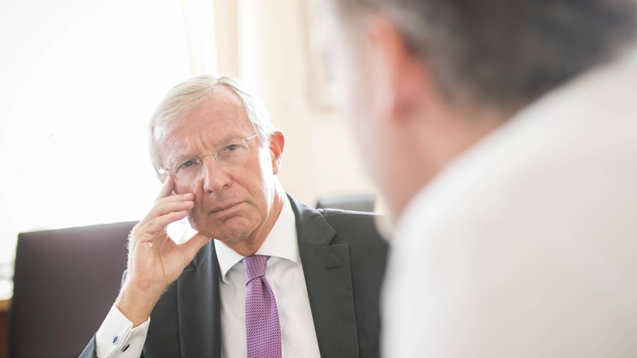 Landeshauptmann Wilfried Haslauer im SN-Interview. 