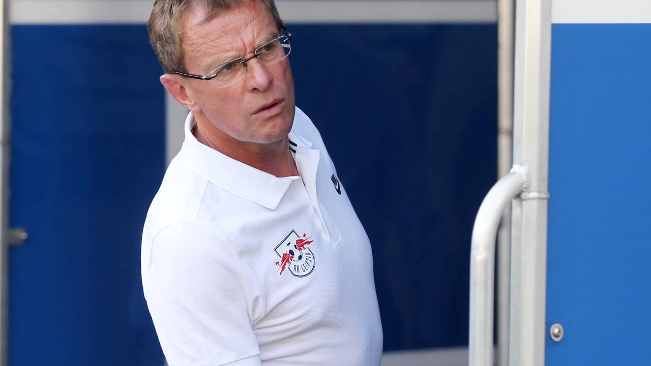 Gestrenger Ralf Rangnick, der bei RB Leipzig Trainer und Sportdirektor in Personalunion ist. 