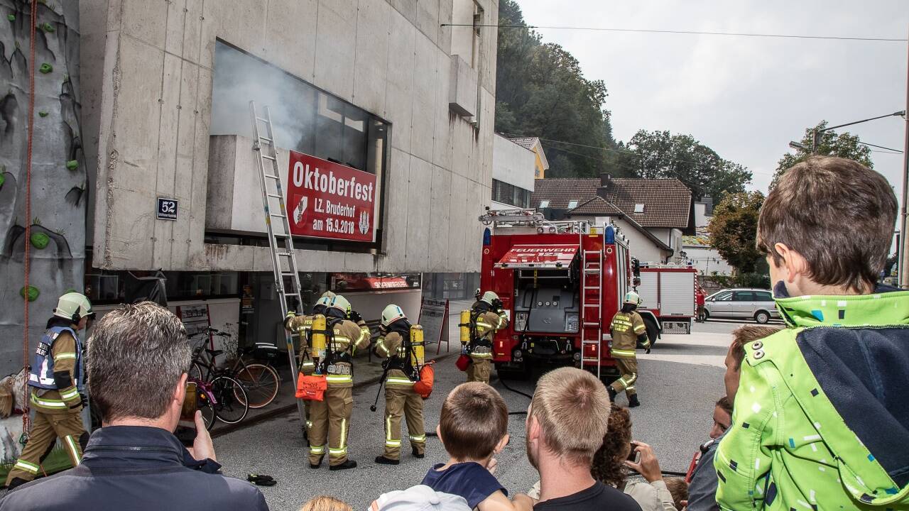 Oktoberfest der Freiwilligen Feuerwehr Bruderhof am Samstag. 
