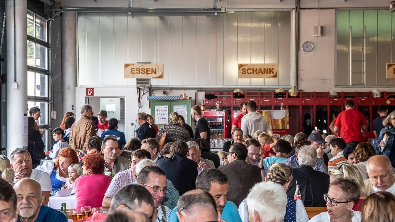 Oktoberfest der Freiwilligen Feuerwehr Bruderhof am Samstag. 