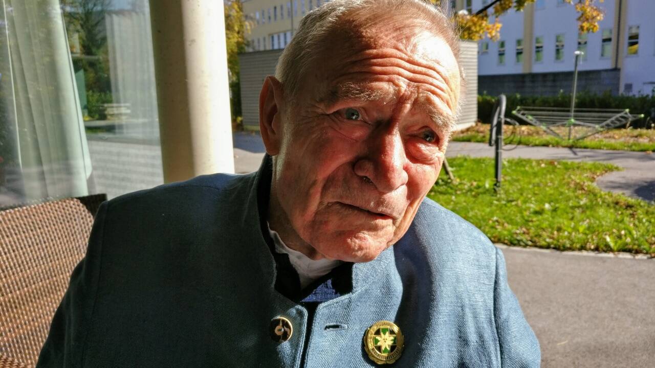 Fritz Wintersteller im Alter von 90 Jahren. 