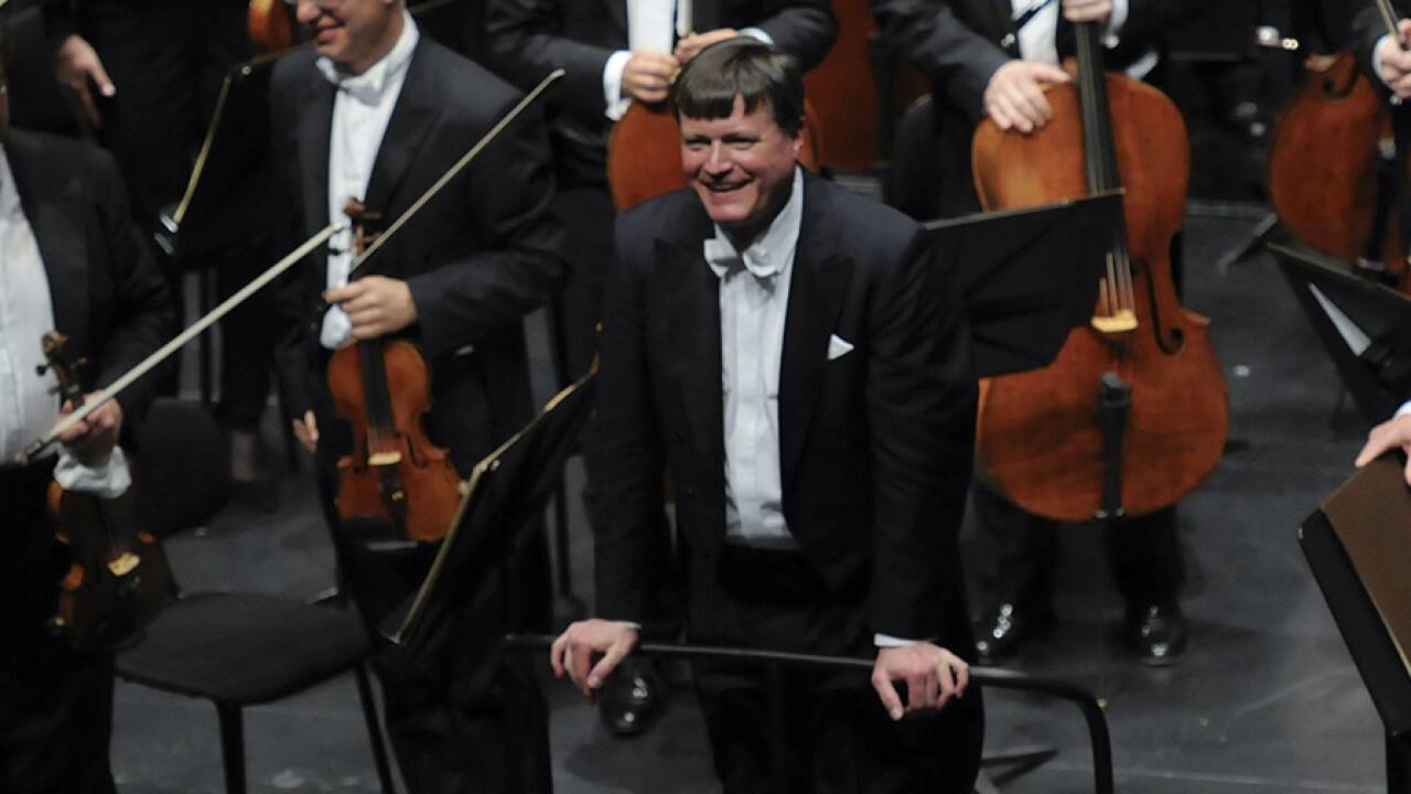 Christian Thielemann mit Sächsische Staatskapelle Dresden in Salzburg.  