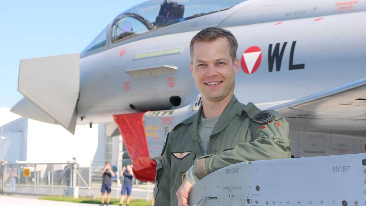 Für Martin Auer ist der Einsatz ein Heimspiel: Der 36-jährige Eurofighter-Pilot stammt aus dem Tennengau.  