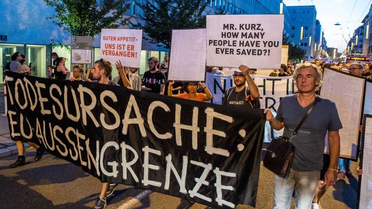 Die Polizei zählte bis zu 400 Protestteilnehmer. 