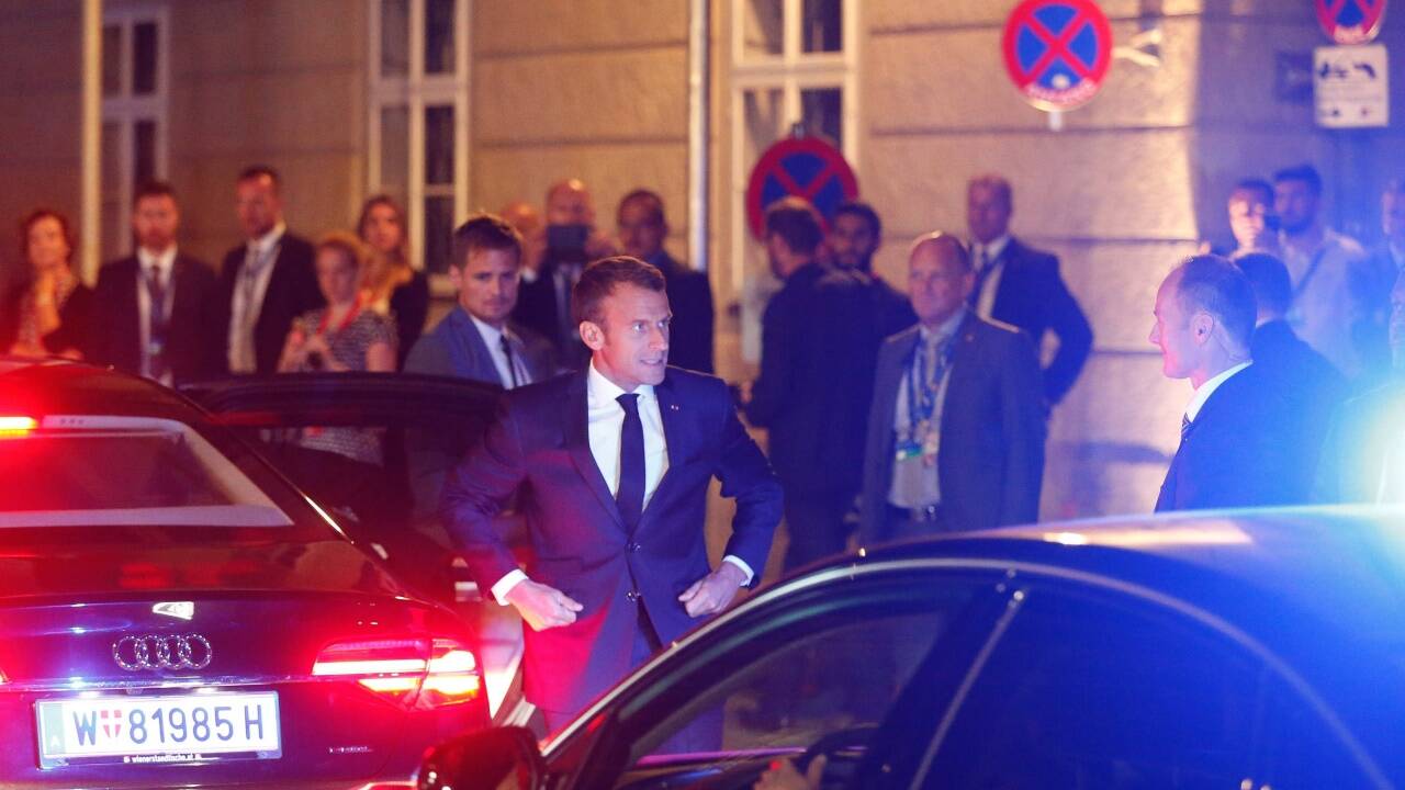 Frankreichs Emanuel Macron.  