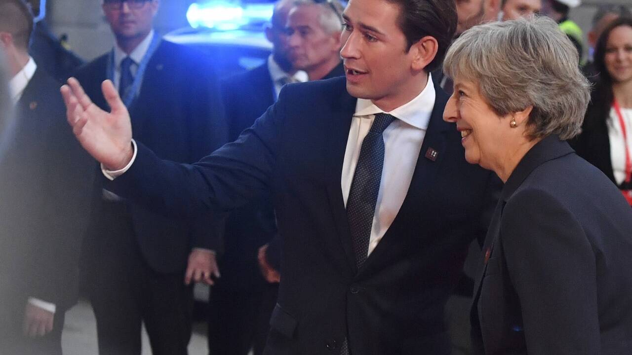 Bundeskanzler Kurz forderte von der britischen Premierministerin May Kompromissbereitschaft bei den Brexit-Verhandlungen. 
