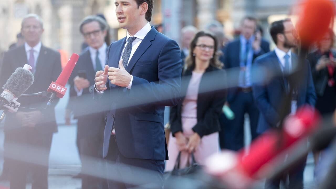 Bundeskanzler Sebastian Kurz. 