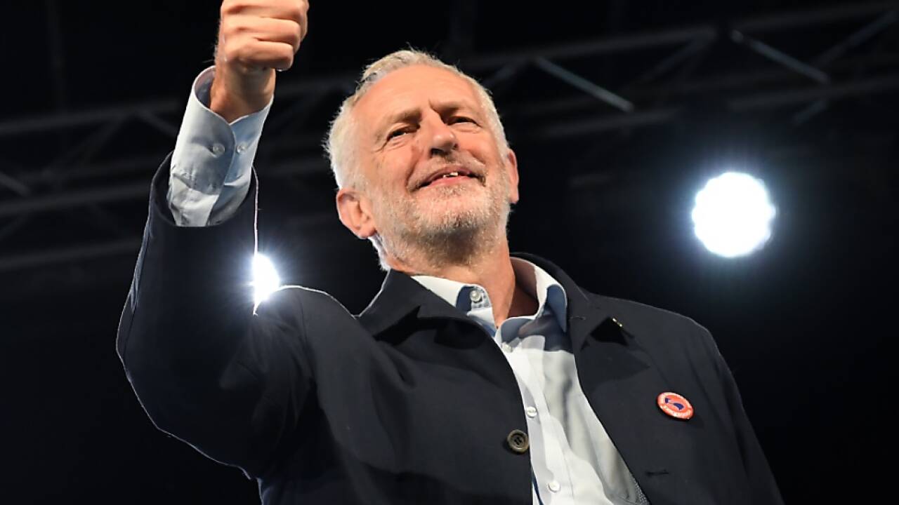 Jeremy Corbyn ging Samstagabend in Liverpool in die Offensive 