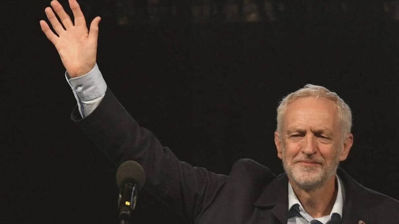 Jeremy Corbyn ging Samstagabend in Liverpool in die Offensive 