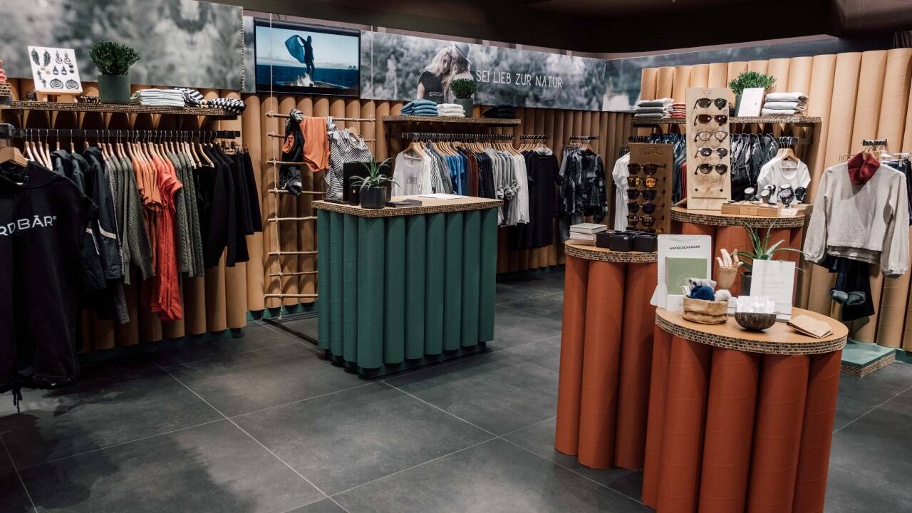 Der neue Shop im Europark. 