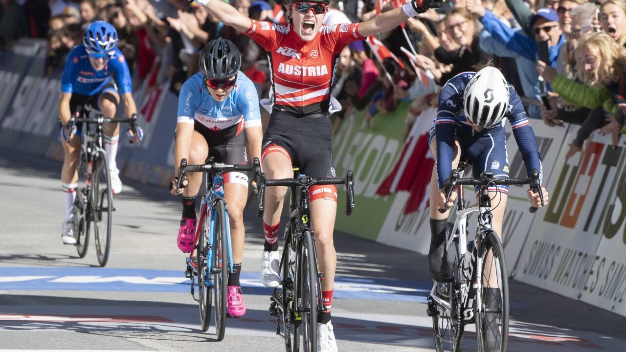 Laura Stigger sprintete zum Sieg. 