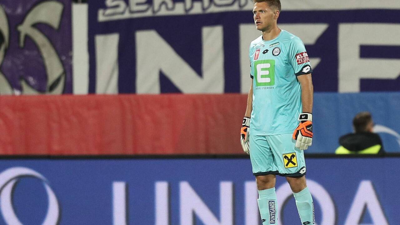 Auch Sturm-Goalie Jörg Siebenhandl gehört zu den studierenden Spitzensportlern. 