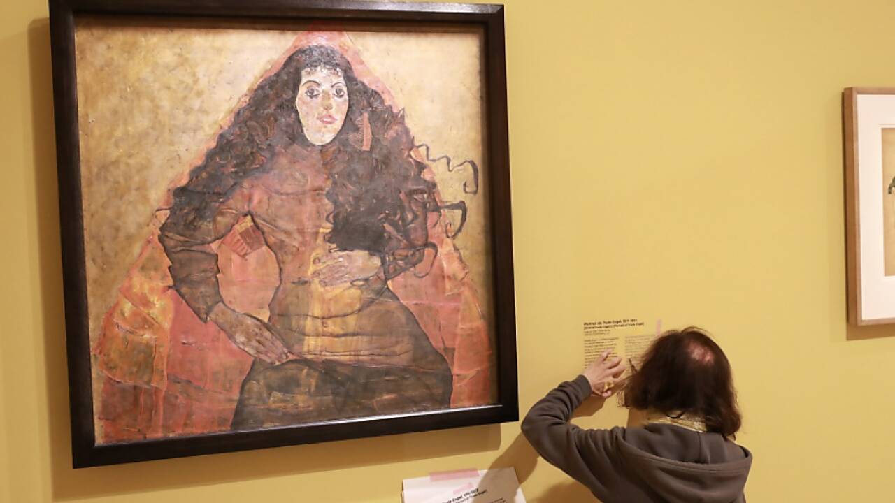 Bis 14. Jänner sind u.a. Gemälde und Zeichnungen von Schiele zu sehen 