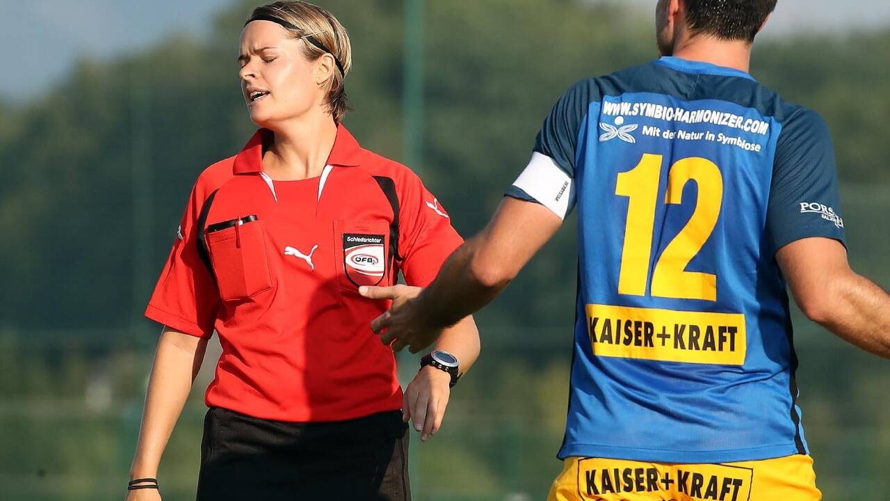 Konsequent auch in Männerspielen: Marina Aufschnaiter.  
