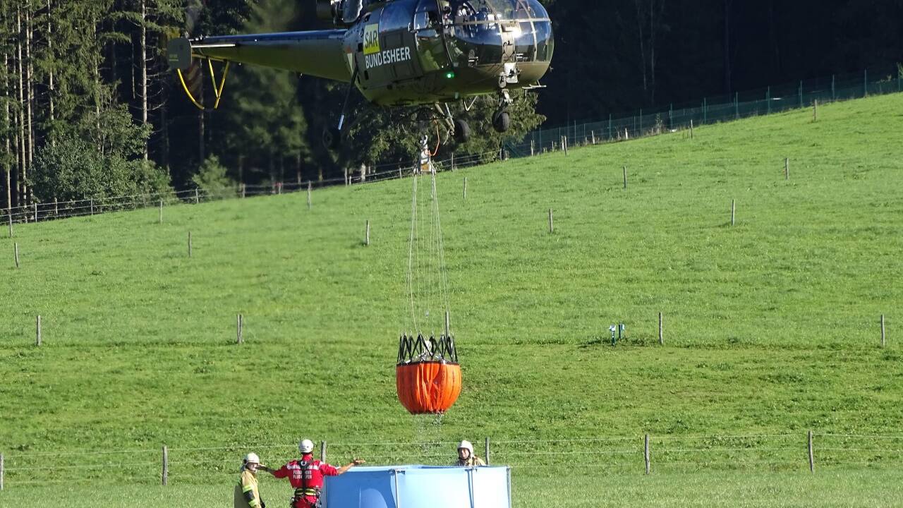 Das Zusammenspiel verschiedener Einsatzorganisationen wurde trainiert.  