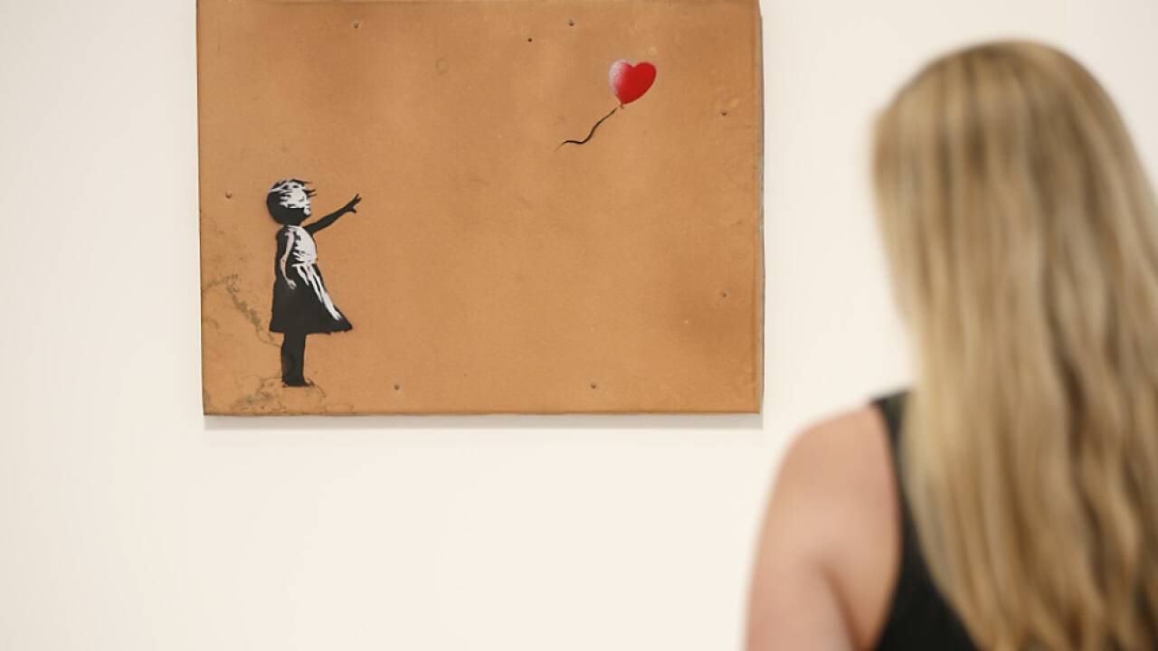 'Girl with Balloon' wurde teilweise zerstört 