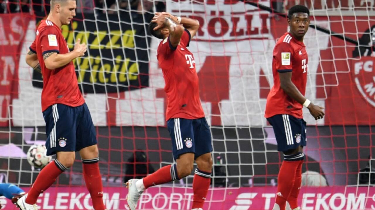 Schock und Verzweiflung bei den Bayern-Spielern 