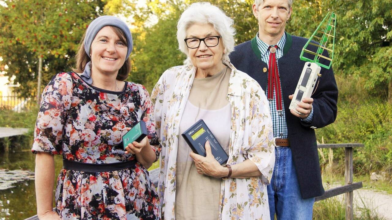 Daniela Pichler (v. l.), Erika Gabriel und Peter Müller haben trotz EHS das Lachen nicht verlernt. 
