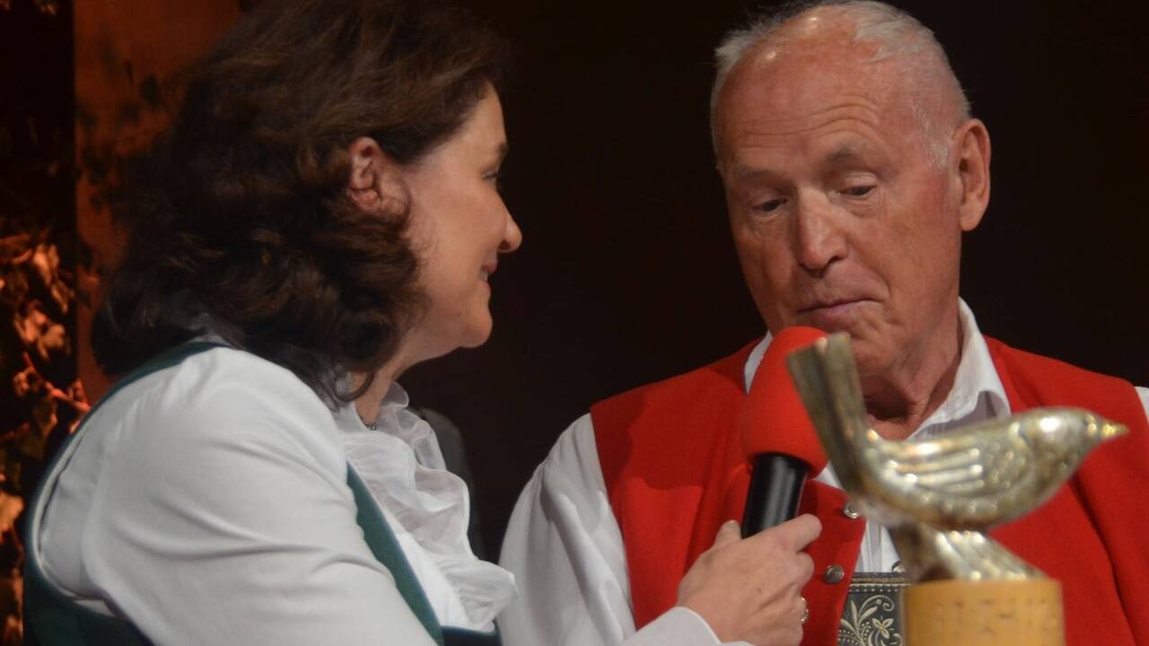 Caroline Koller interviewt Peter Moser.   Caroline Koller interviewt Peter Moser.