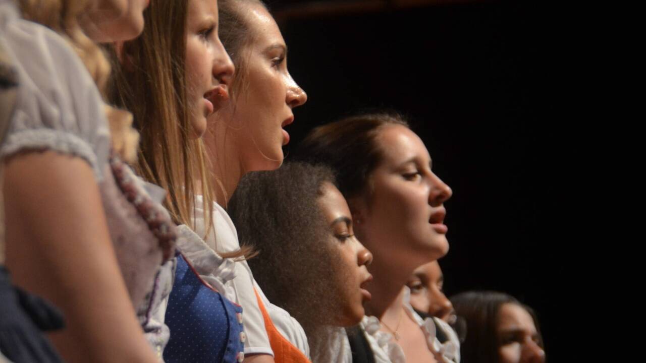 Der Oberstufenchor St. Rupert.   Der Oberstufenchor St. Rupert.