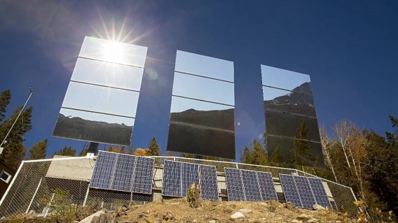 Spiegel montiert: Sonnenschein auch im Winter