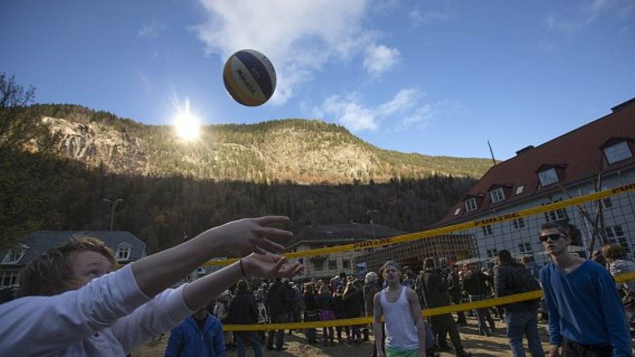 Spiegel montiert: Sonnenschein auch im Winter
