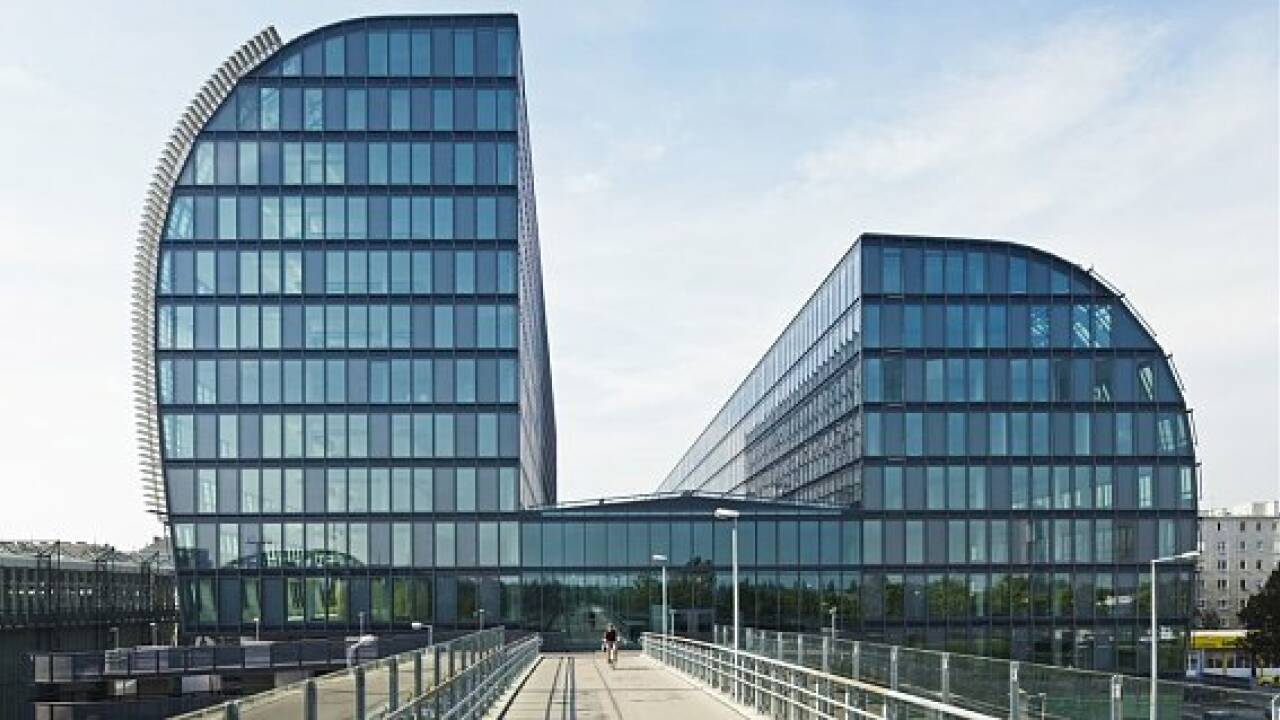 "Rivergate" in Wien ist "grünes" Bürogebäude