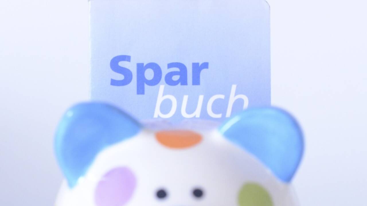 Am Sparbuch kommt man fast nicht vorbei 
