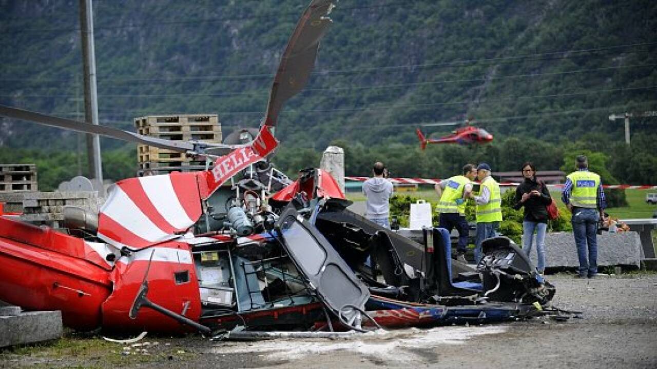 Vier Tote bei Hubschrauberabsturz in der Schweiz
