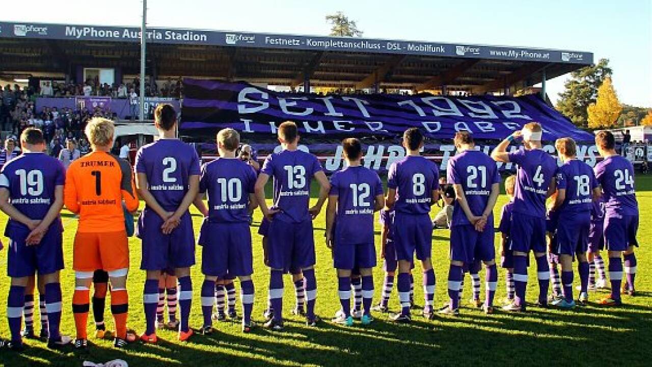 Vorerst keine Bundesliga-Lizenz für Austria Salzburg Vorerst keine Bundesliga-Lizenz für Austria Salzburg