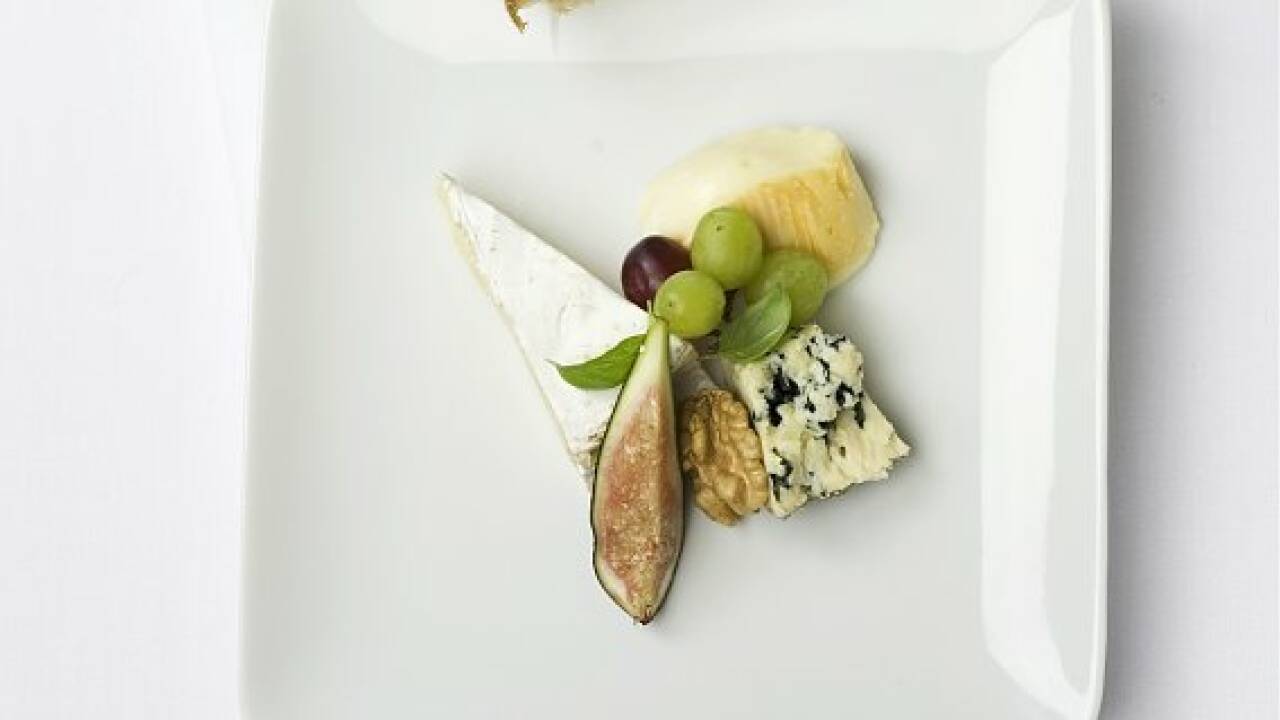 Süßer Wein und blauer Käse Süßer Wein und blauer Käse