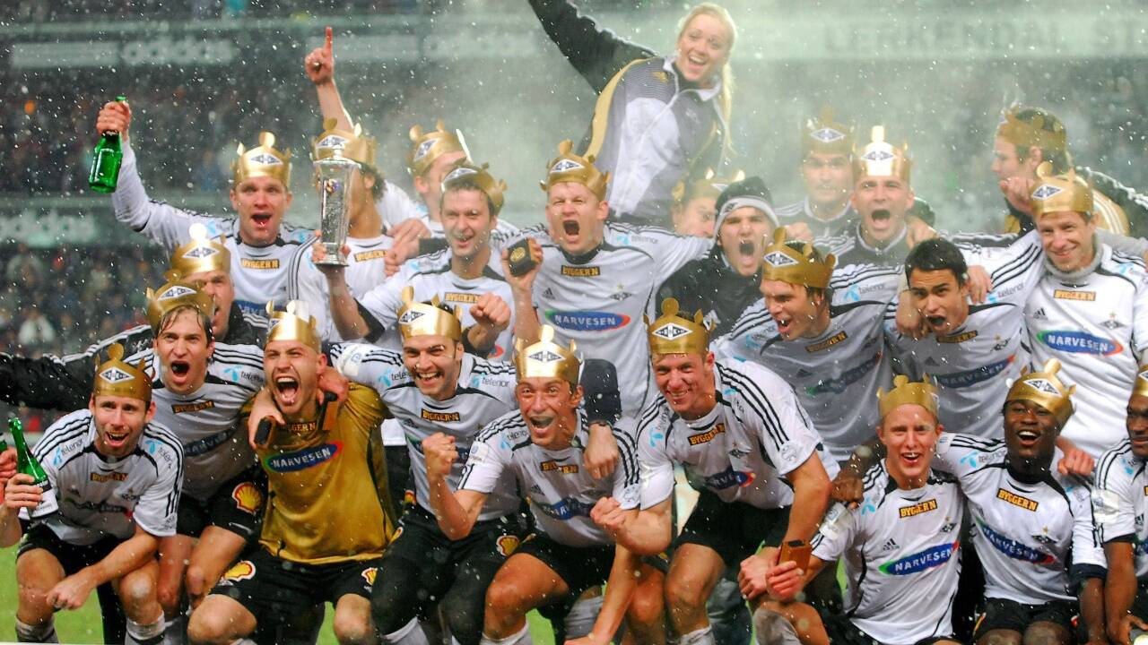 Feiern gewöhnt: Die Fußballer von Rosenborg Trondheim.  