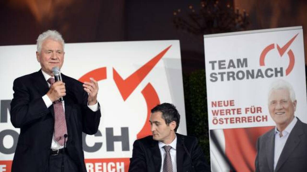 Milliardär macht ernst: Stronach präsentiert seine Partei
