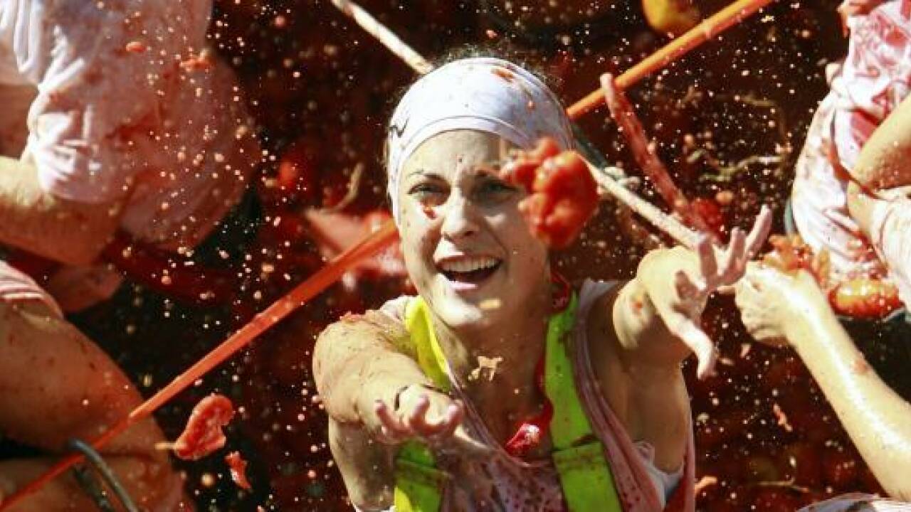 Tomatina: Tomatenschlacht in Spanien