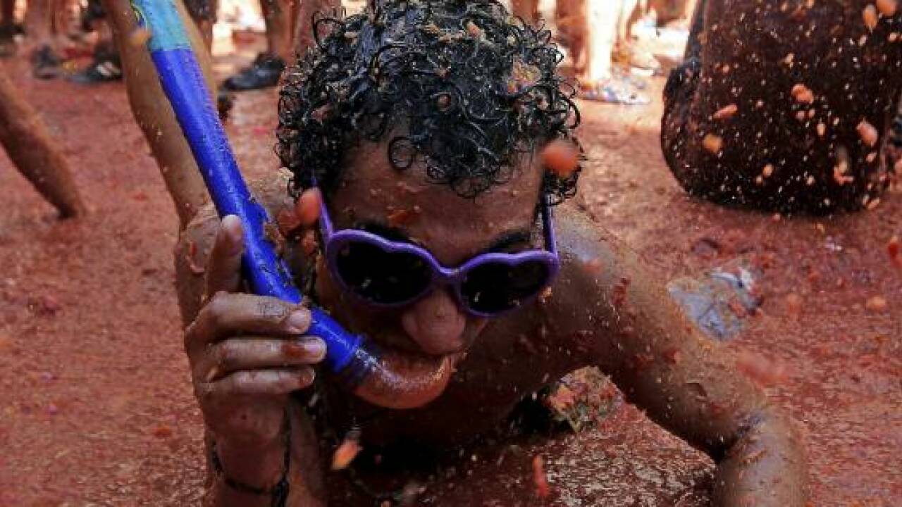 Tomatina: Tomatenschlacht in Spanien