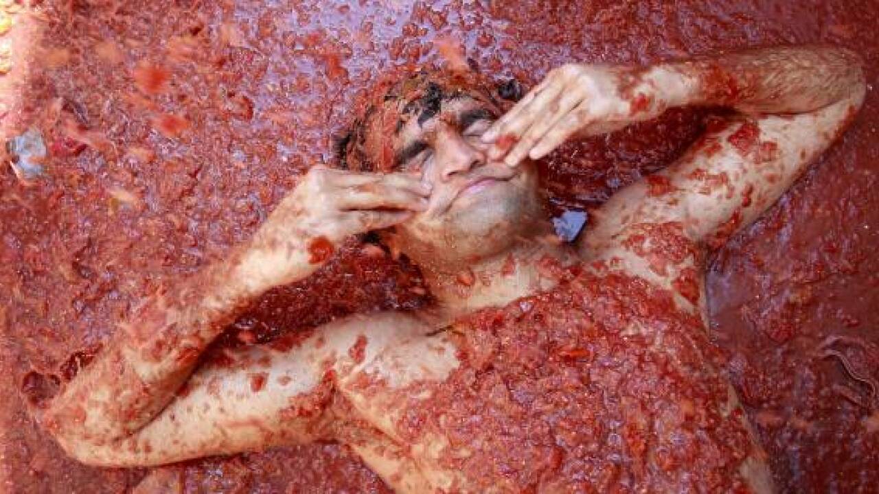 Tomatina: Tomatenschlacht in Spanien