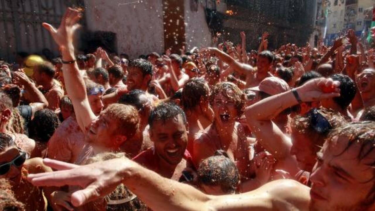 Tomatina: Tomatenschlacht in Spanien