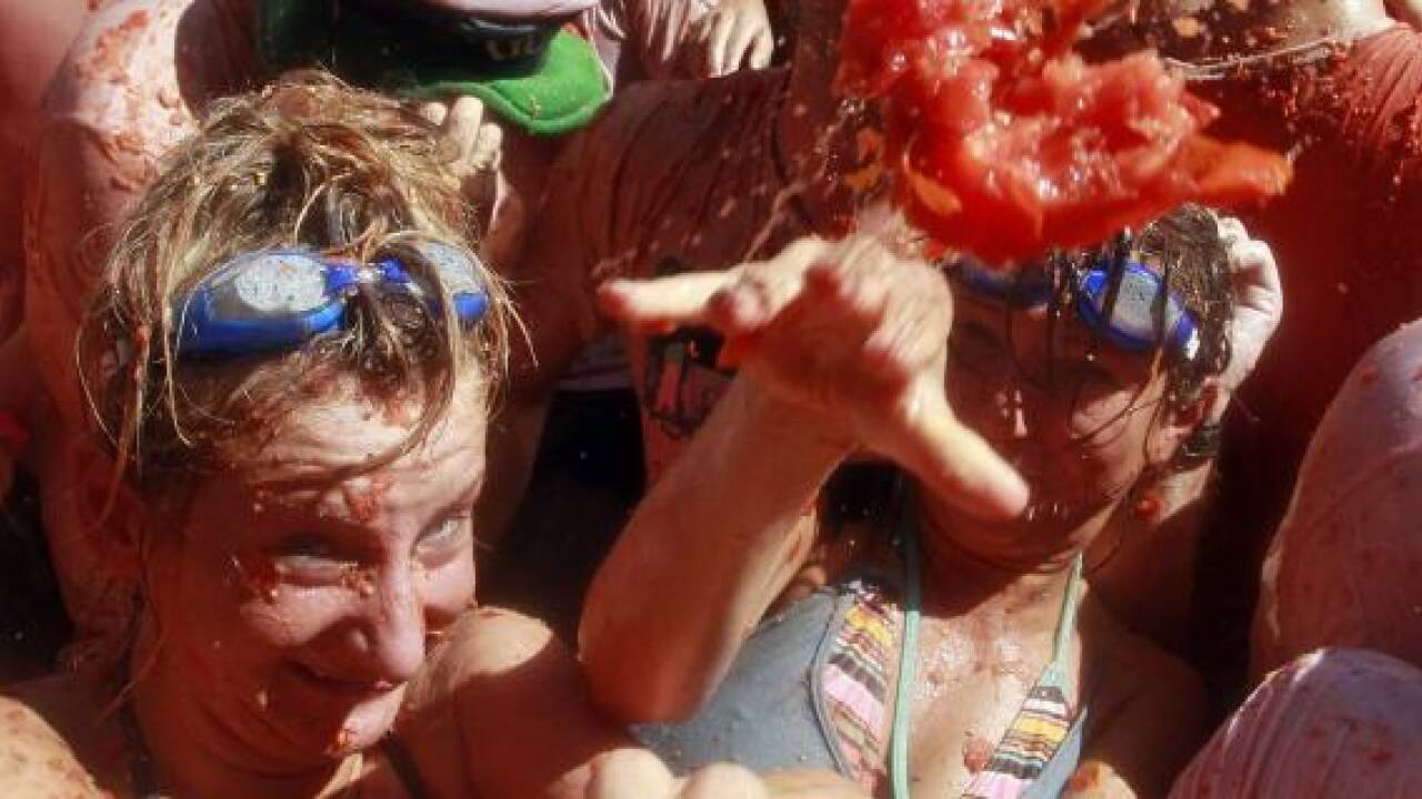 Tomatina: Tomatenschlacht in Spanien