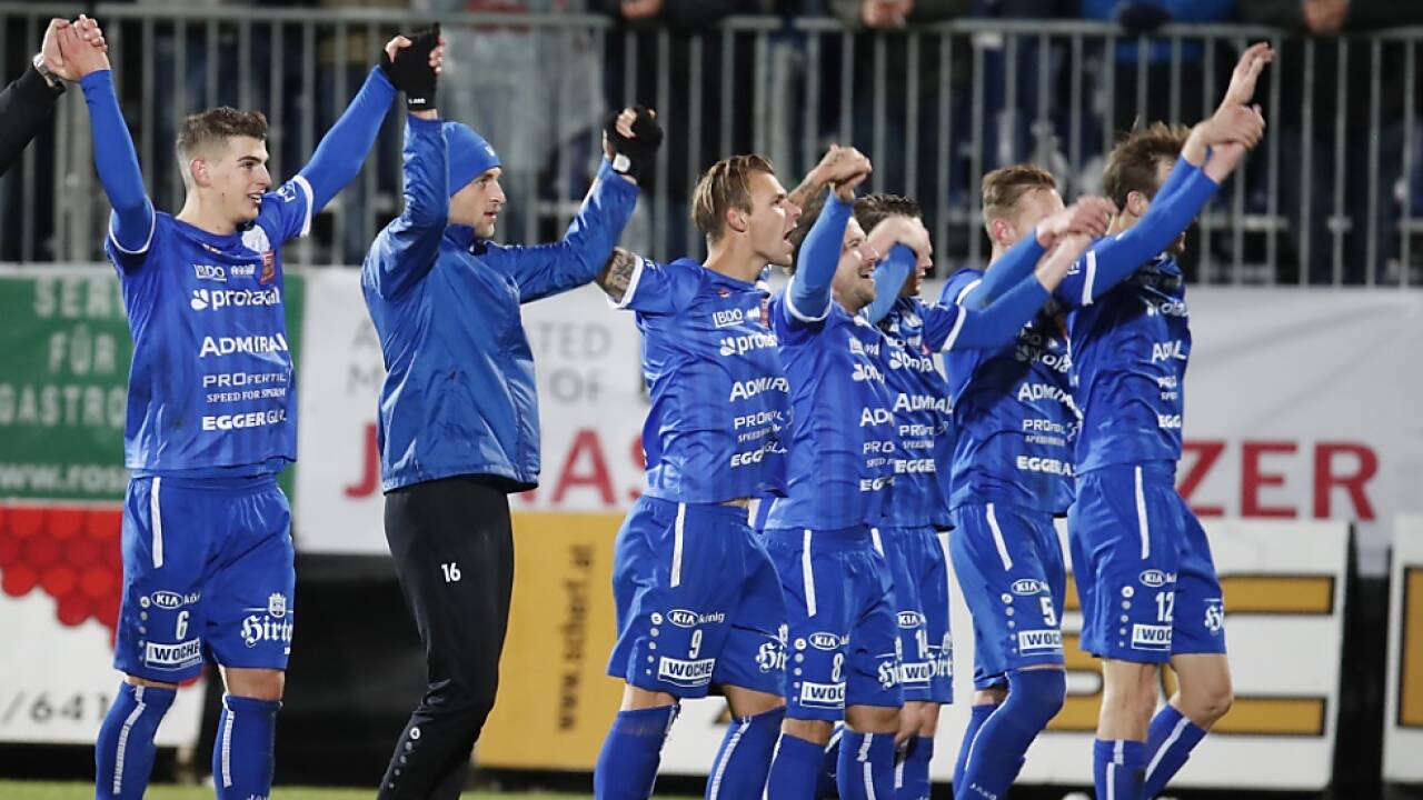 Hartberg lieferte in der Bundesliga den nächsten Coup  Hartberg lieferte in der Bundesliga den nächsten Coup