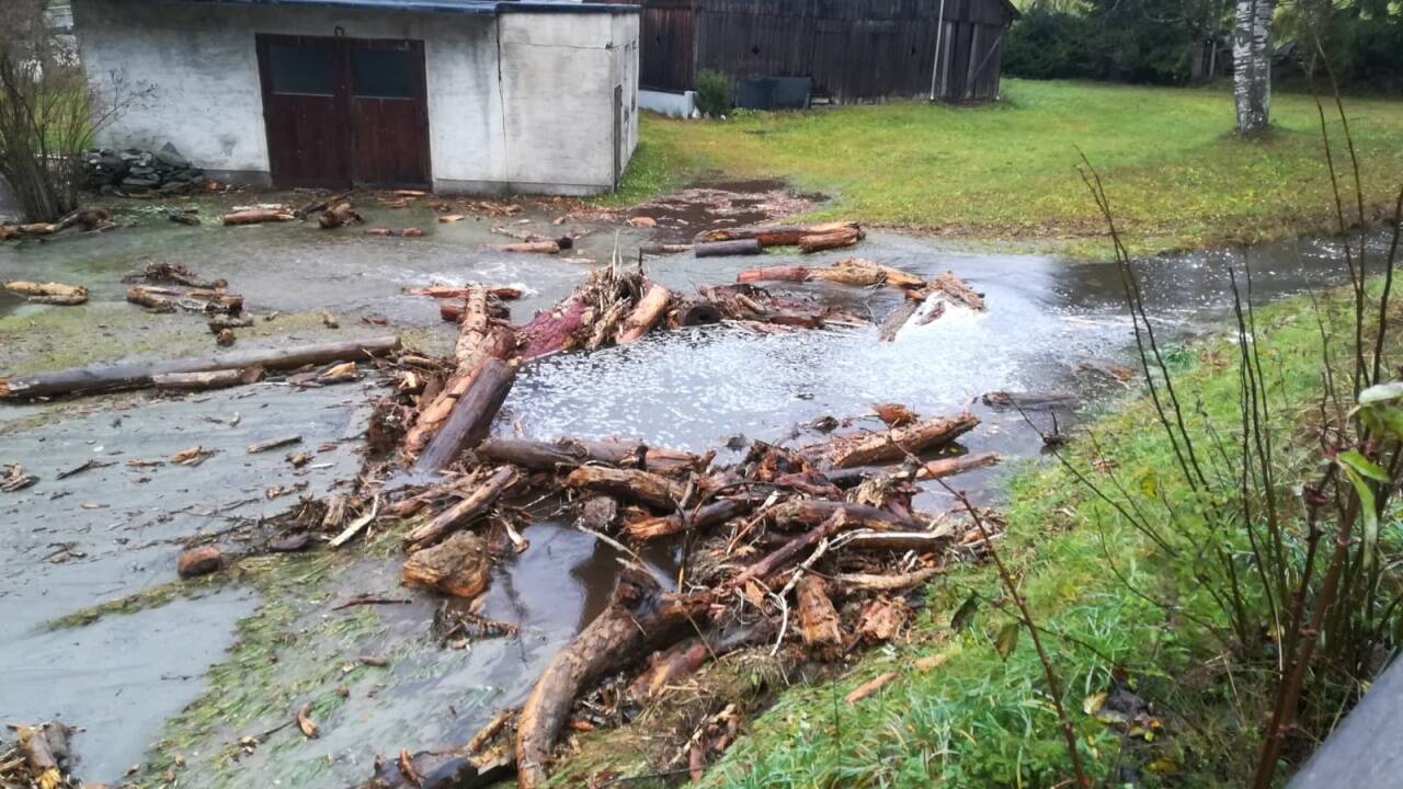 In der Gemeinde Muhr haben die Unwetter große Schäden verursacht.  