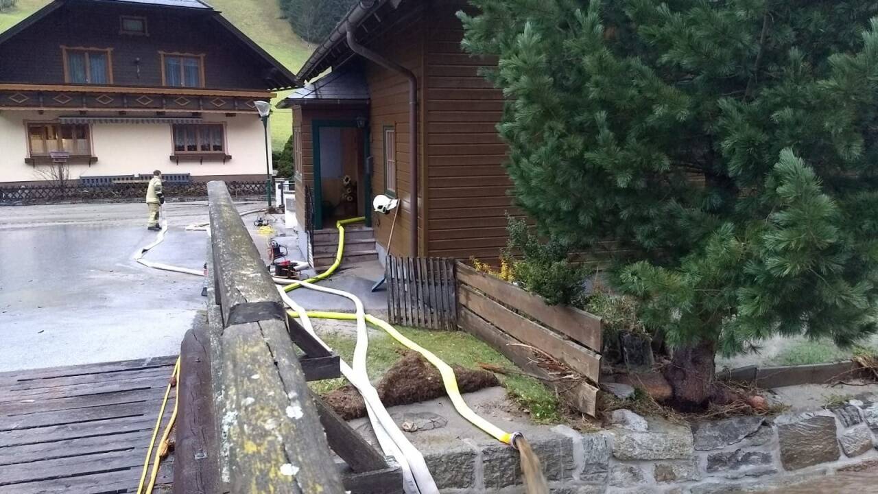 In der Gemeinde Muhr haben die Unwetter große Schäden verursacht.  