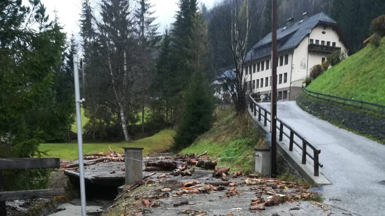 In der Gemeinde Muhr haben die Unwetter große Schäden verursacht.  