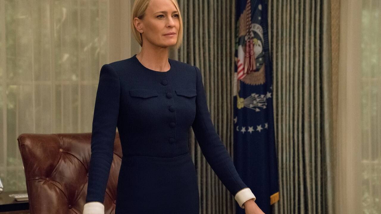 In der finalen Staffel von „House of Cards“ steht Claire Underwood (Robin Wright) im Mittelpunkt. 