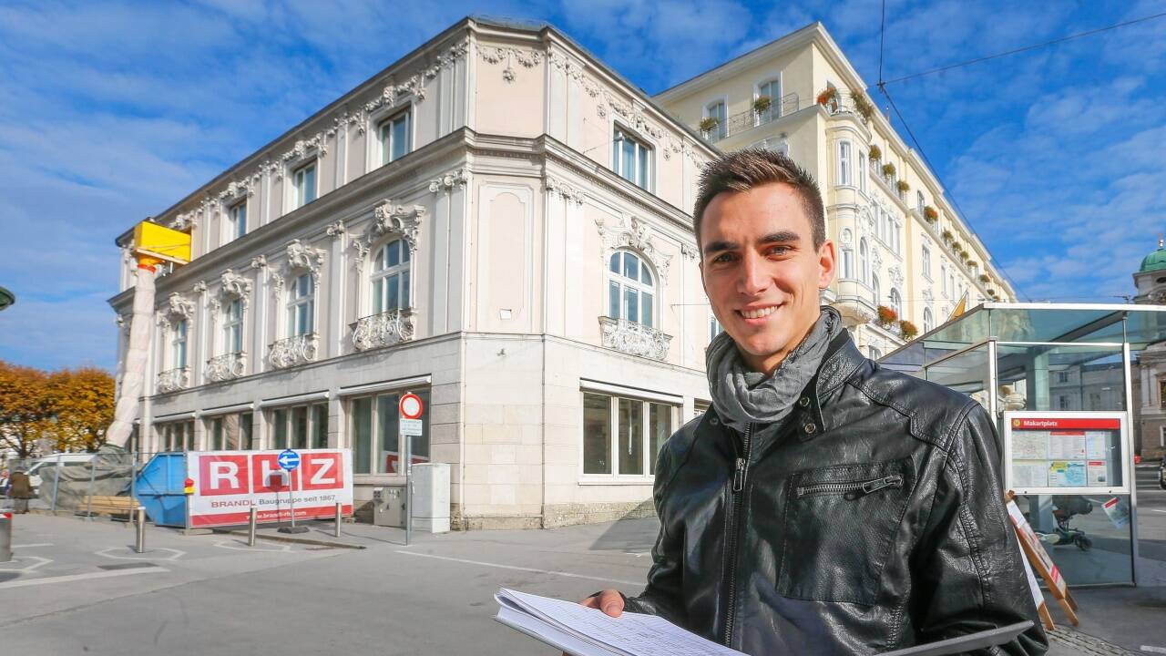 Am Makartplatz wird derzeit das Hannibal-Stöckl renoviert – unter der Leitung von Thomas Leitner von der RHZ Bau GmbH.  