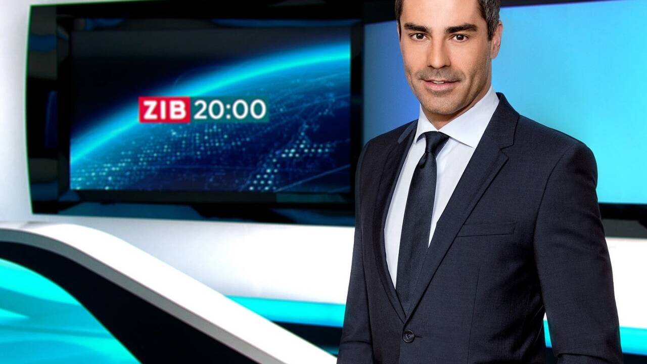 Roman Rafreider im „ZiB 20“-Studio. 